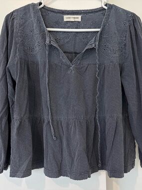 Purple/Gray Lucky Brand Top